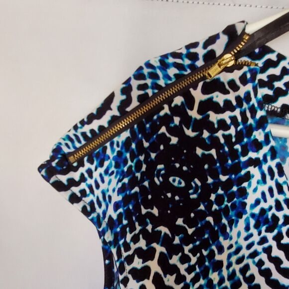 Worthington Dress Shades of Blue Sleeveless Stretchy, Size 1X - Picture 5 of 6